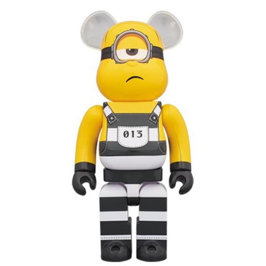 Bearbrick 小黄人 梅尔 监狱服 400% 商品图0