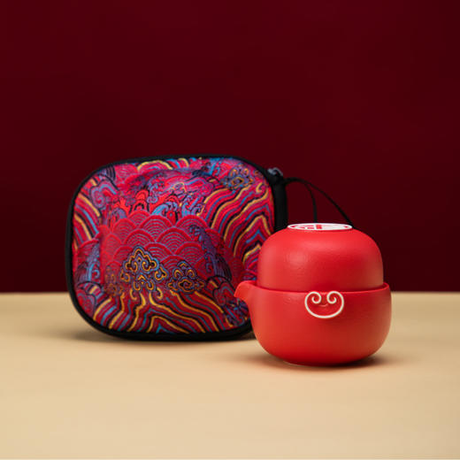 【故宫·茶具】如意福禄随身便携式快客杯一壶一杯旅行茶具套装礼物 商品图4