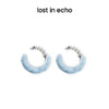 lost in echo 原创设计师品牌 珍珠渐变大环绒毛耳环 商品缩略图3