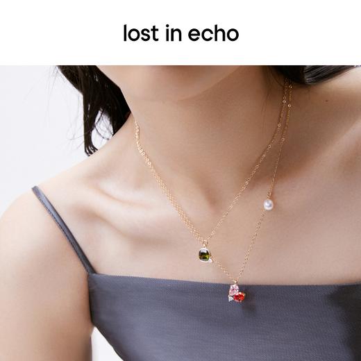lost in echo 原创设计师品牌 双层彩锆可调节项链 商品图4