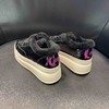 lfgj jeans AE702 加绒加厚小白鞋冬季新款女鞋内增高松糕底厚底舒适真皮百搭 商品缩略图9
