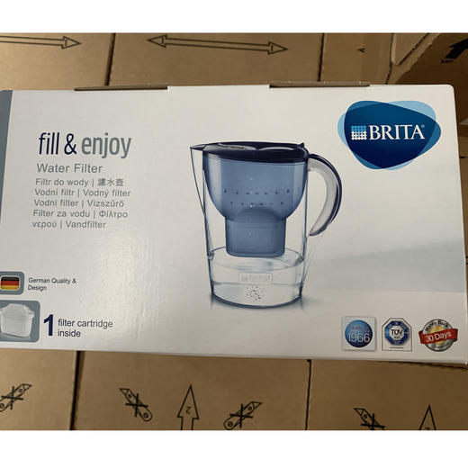 【保税仓】德国 碧然德（Brita）Marella系列滤水壶1壶1芯 3.5L 蓝色/白色 新老包装随机发货 商品图7
