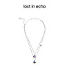 lost in echo 原创设计师品牌 双层彩锆可调节项链 商品缩略图0