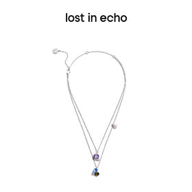 lost in echo 原创设计师品牌 双层彩锆可调节项链