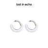 lost in echo 原创设计师品牌 珍珠渐变大环绒毛耳环 商品缩略图2