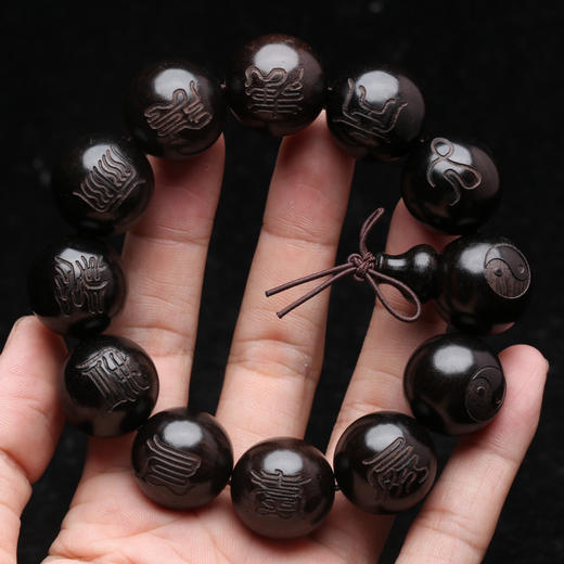 十字天经黑檀木手串 商品图1