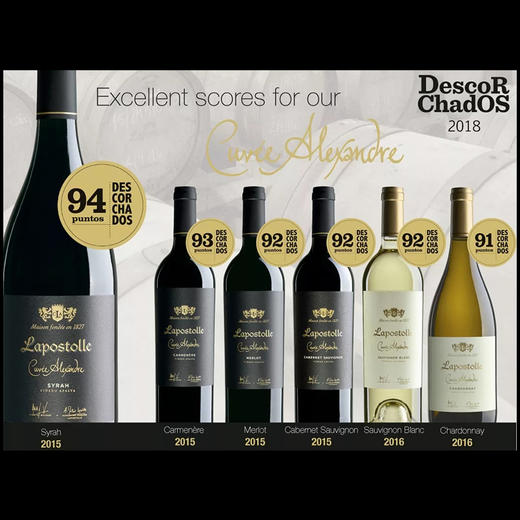 拉博丝特红酒智利十八罗汉原瓶进口lapostolle黑金干红葡萄酒开门红双支礼盒装750ml*2（口味备注或联系客服） 商品图2