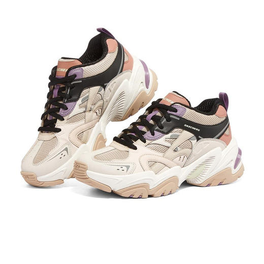 斯凯奇女鞋休闲鞋老爹鞋2021冬季新款健身训练鞋网面运动鞋896047 商品图1