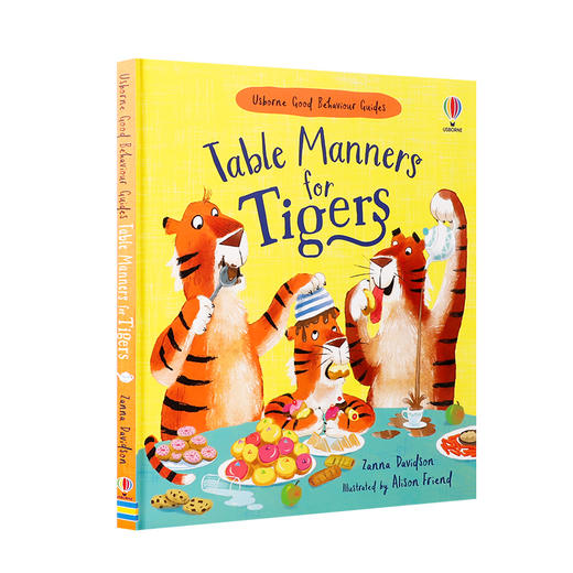 Usborne Good Behaviour Guides系列 Table Manners for Tigers老虎的餐桌礼仪 英文原版儿童英语启蒙认知绘本 亲子互动共读早教书 宝宝习惯养成 商品图0