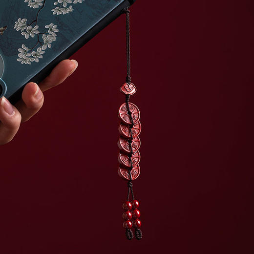 朱砂五帝钱挂件 商品图3