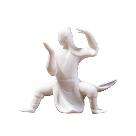 太极人物陶瓷摆件，家居办公创意摆件 商品图4