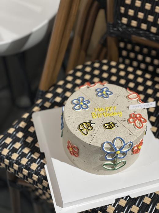 可爱涂鸦风手绘奥利奥咸奶油蛋糕 商品图1