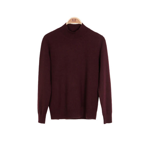 METTE羊绒世家秋冬新品女士半高领100%山羊绒衫纯色内搭毛衣 商品图10