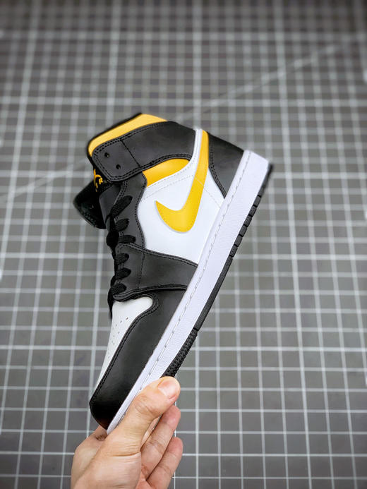 Air Jordan 1 Mid 黑黄 商品图5