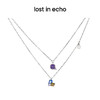 lost in echo 原创设计师品牌 双层彩锆可调节项链 商品缩略图2