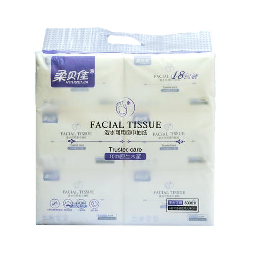 柔贝佳352张4层18包软抽【R308-18】 商品图3
