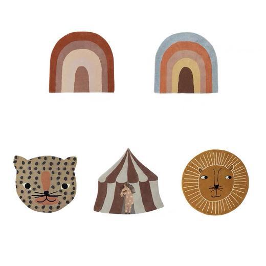 【99会员专享】丹麦OYOY动物卡通手工羊毛纯棉地垫儿童房爬行垫 商品图5