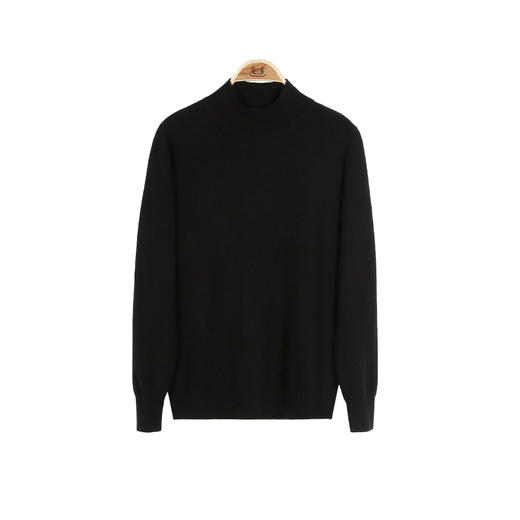 METTE羊绒世家秋冬新品女士半高领100%山羊绒衫纯色内搭毛衣 商品图7