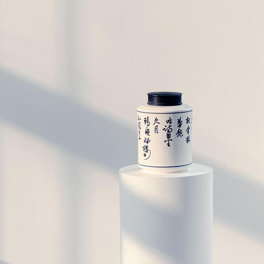 梵山堂景德镇茶叶罐茶仓苏打釉收回青花山水诗文中式陶瓷茶罐高端茶罐 商品图3