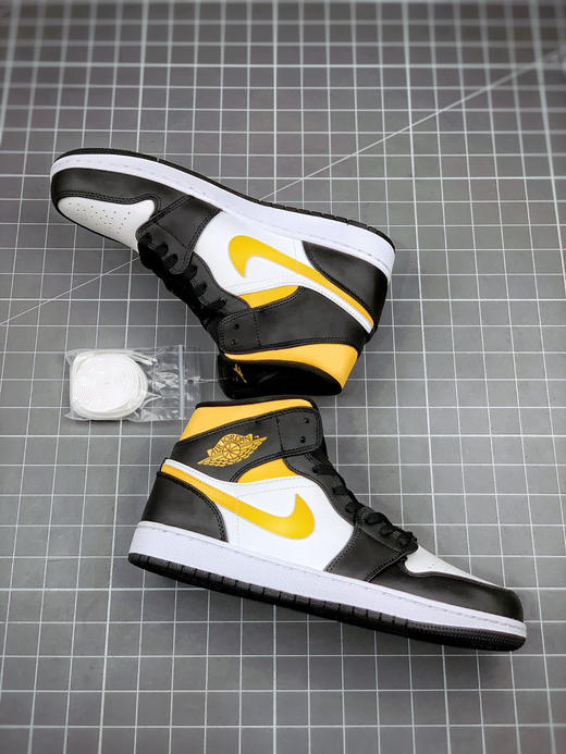 Air Jordan 1 Mid 黑黄 商品图4