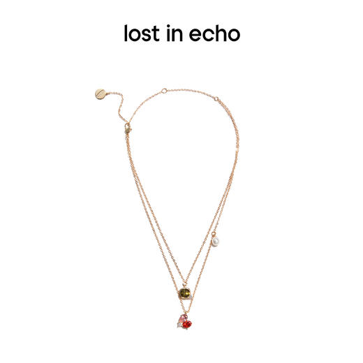 lost in echo 原创设计师品牌 双层彩锆可调节项链 商品图1