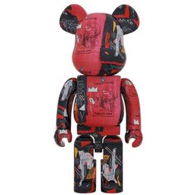 Bearbrick 巴斯奎特andywarhol联名一代 1000%