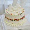 白色蝴蝶结裱花蛋糕 商品缩略图0