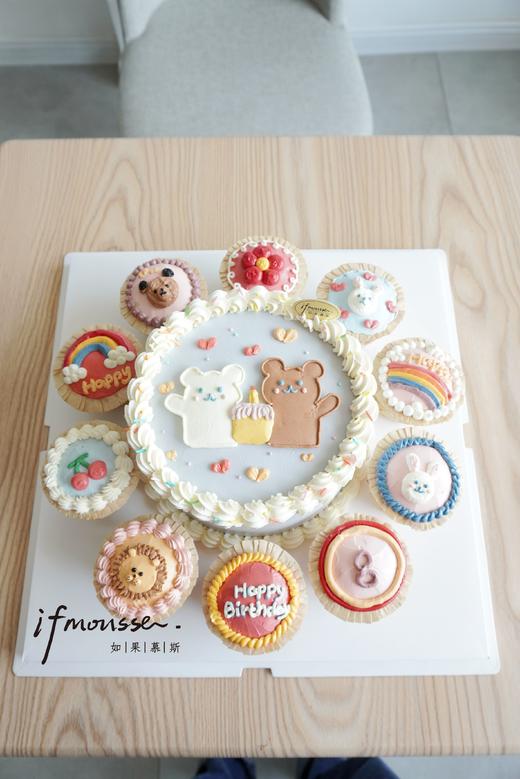 「女士」手绘蛋糕＋杯子组合 商品图0