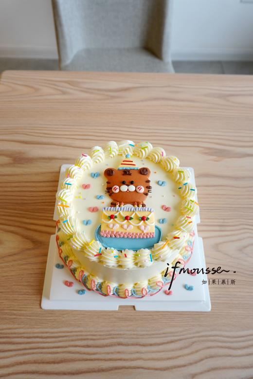 「女孩」手绘可爱小老虎 商品图0