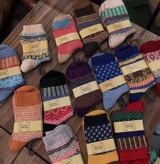 【10双装】日本新款tutu袜羊毛袜原单高筒纯色简约纯棉女神袜居家袜 商品图1