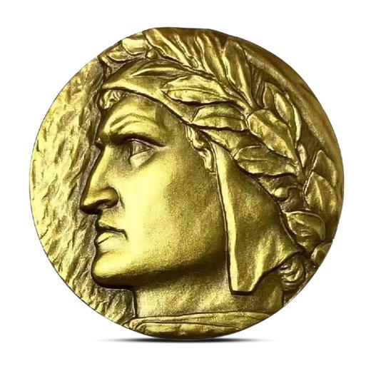 文艺复兴时期但丁纪念币，系列龙头！仅发行500枚 商品图0