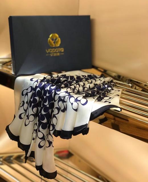 优品堂《花魁方巾》100％桑蚕丝90方巾 商品图9