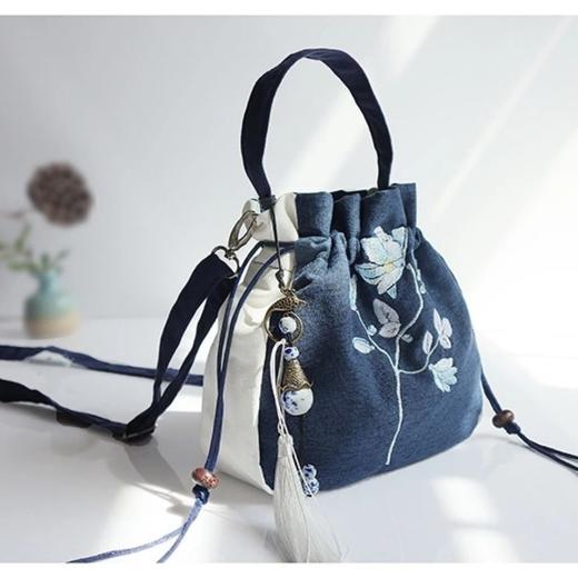 汉服包百搭 古风包包 汉服帆布包 夏季帆布小包包百搭 商品图0