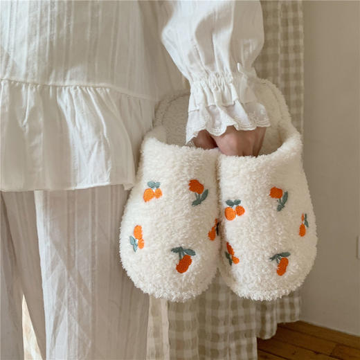 棉拖鞋女秋冬季新款ins潮可爱少女心室内家用保暖毛绒软底月子鞋 商品图1