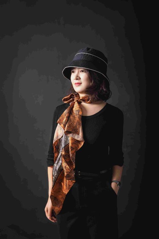 优品堂《花魁方巾》100％桑蚕丝90方巾 商品图0