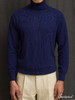 Dalmo 藏蓝羊绒高领毛衣 商品缩略图0