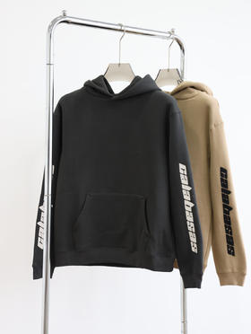 侃爷椰子第五季加绒加厚 重磅刺绣帽衫卫衣 WY576