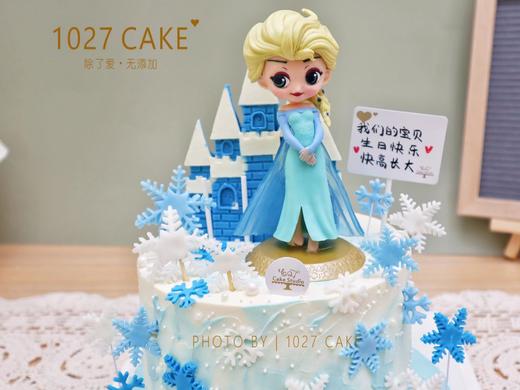 1027CAKE | 冰雪奇缘 城堡蛋糕 爱莎 卡通 商品图1