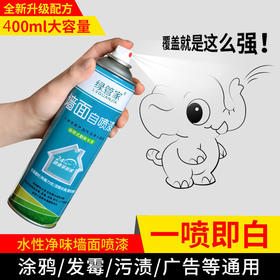 墙面自喷漆家用墙面修补膏白色补墙漆补墙膏墙面涂鸦发霉去污神器