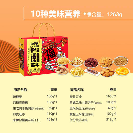 【年货节】来伊份2022新春坚果礼158型 商品图4