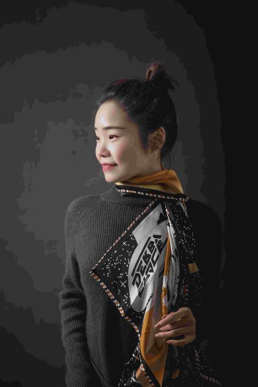 优品堂《花魁方巾》100％桑蚕丝90方巾 商品图4