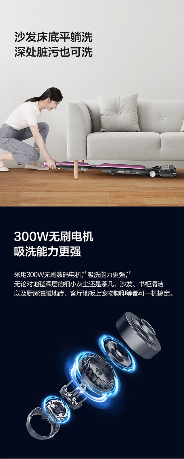 JIMMY/莱克吉米PW501轻便三合一全屋吸尘/洗地一体机 维纳斯Venus