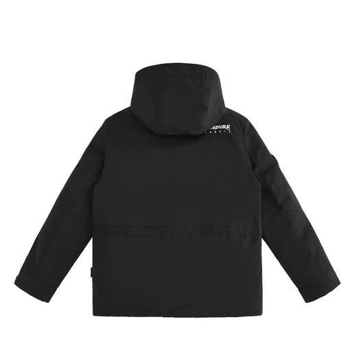 太平鸟男装 休闲黑色连帽CORDURA羽绒服男BYACB4G01 商品图1