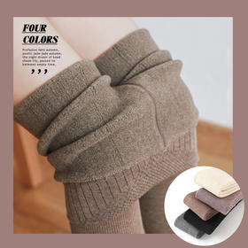 【内里加绒 经典百搭 不易起球】加绒一体裤秋冬新款加厚保暖儿童打底裤 日系纯色女童打底裤