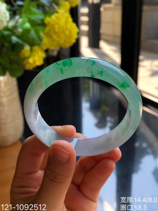121-1092512，飘翠手镯，具体价格微信咨询 商品图2
