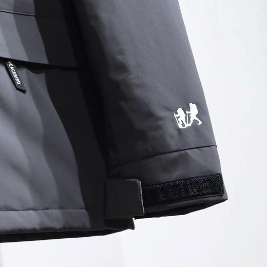 PEACEBIRD太平鸟男装2021冬新款时尚鹅绒羽绒服BYACB4G13 商品图3