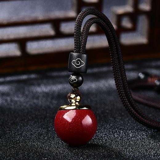 紫金砂圆珠吊坠（含朱砂粉） 商品图1