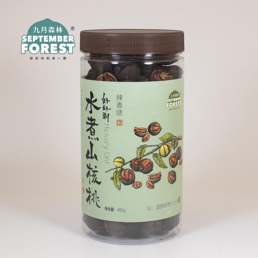 九月森林水煮山核桃460g罐装辣香味特好剥坚果大果仁新货 商品图4