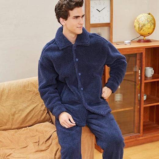 3楼 美标男士双面舒棉绒家居服55138 商品图1