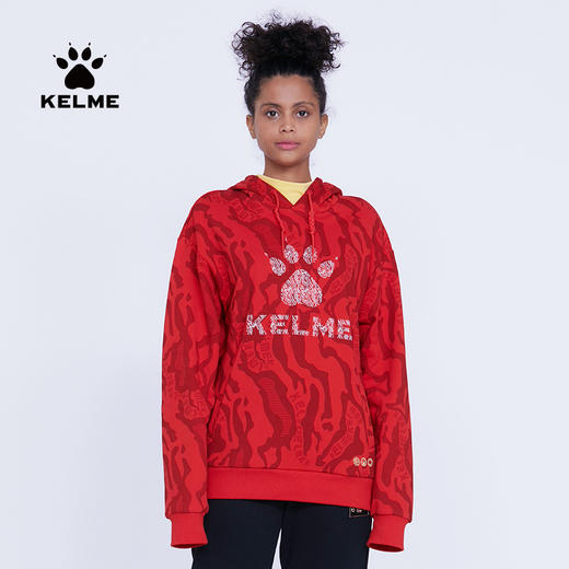 卡尔美卫衣五福临门新年连帽宽松情侣新年运动上衣 商品图5